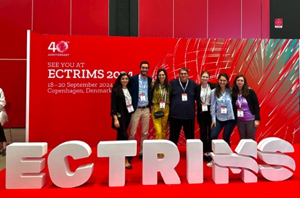 Il gruppo all'ECTRIMS 2023 (congresso mondiale sulla SM)
